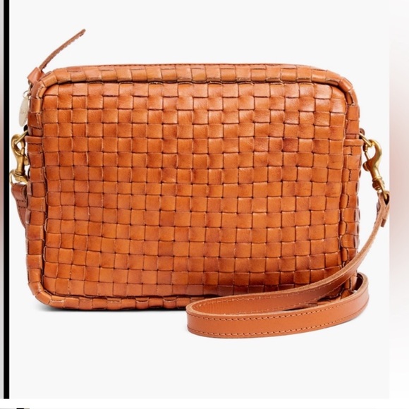 Clare V Handbags - Brand New with Tag. Clare V. Midi Sac Woven Leather Crossbody Bag in Natural